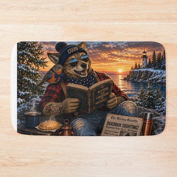 Item preview, Dogman of Michigan | Great Lakes Legend designed and sold by FreshWaterWares.