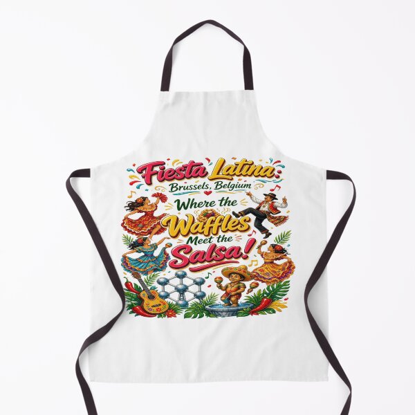 Item preview, Fiesta Latina Brussels Belgium Waffles Salsa designed and sold by Sushikidsntoddlers.