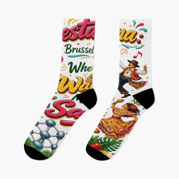 Item preview, Fiesta Latina Brussels Belgium Waffles Salsa designed and sold by Sushikidsntoddlers.