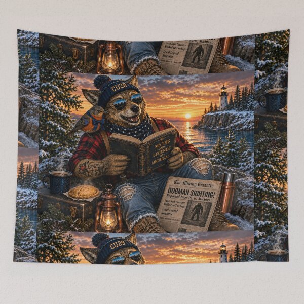 Item preview, Dogman of Michigan | Great Lakes Legend designed and sold by FreshWaterWares.