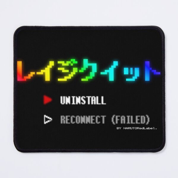 Item preview, Rage Quit Retro Arcade Pixel Art Gamer UI Meme designed and sold by HARUTORedLabel.