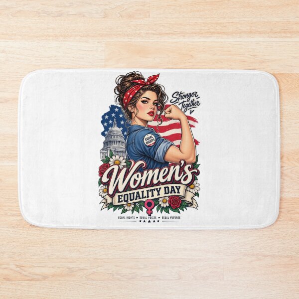Item preview, Women's Equality Day Retro Rosie the Riveter Equal Rights Feminist Vintage August 26 T-Shirt Sticker designed and sold by Cellara91.