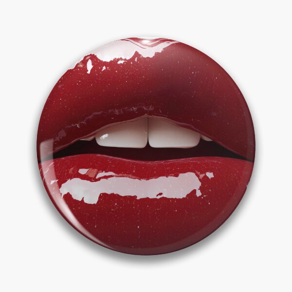 Item preview, Glossy Red Lips Glam Aesthetic designed and sold by jianina-alondra.
