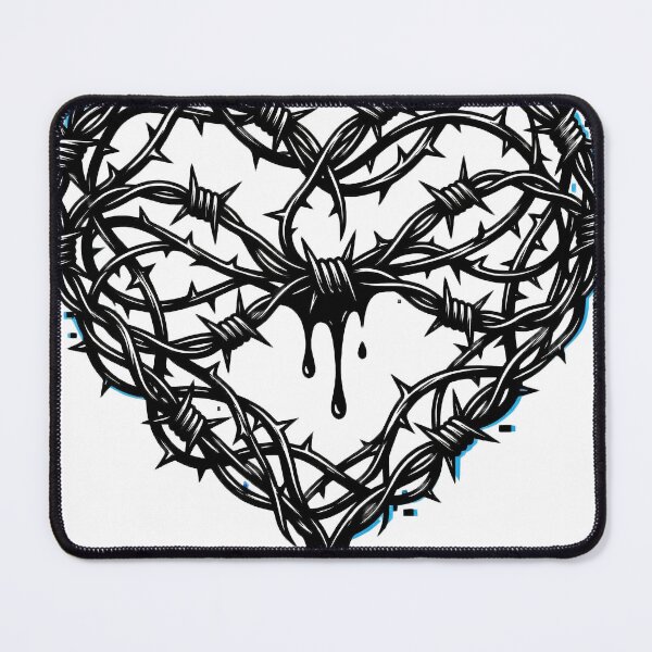 Item preview, The Thorns and Barbed Wire Heart designed and sold by Nacrot.
