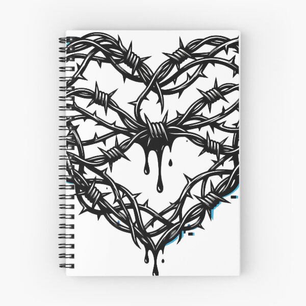 Item preview, The Thorns and Barbed Wire Heart designed and sold by Nacrot.