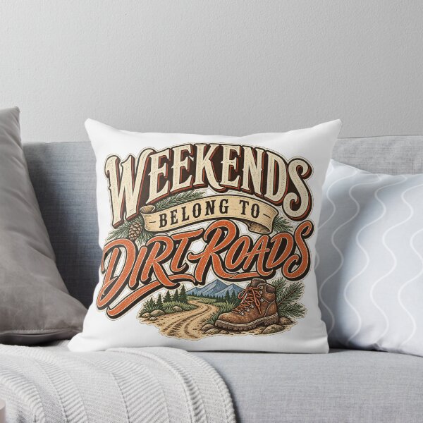 Item preview, Weekends Belong to Dirt Roads Outdoor Adventure designed and sold by FZ Designs.