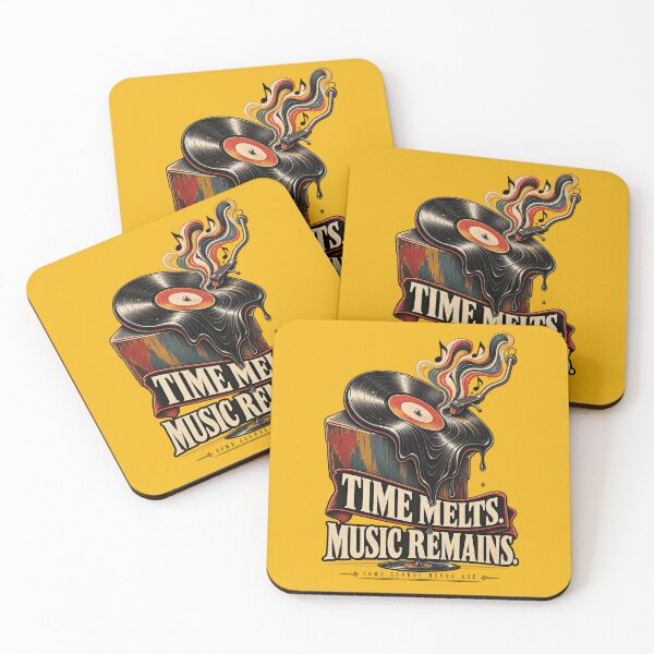 Item preview, Time Melts Music Remains Vinyl Record designed and sold by Artnankin.