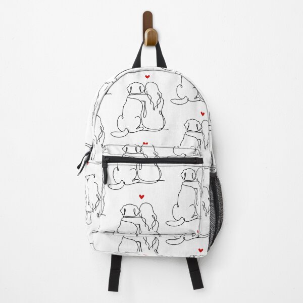 Item preview, Dog And Owner Continuous Line Art designed and sold by Glitch-Critters.