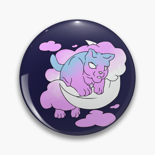 Item preview, Moon Cat - Bigender Discreet Pride designed and sold by AstralRavens.