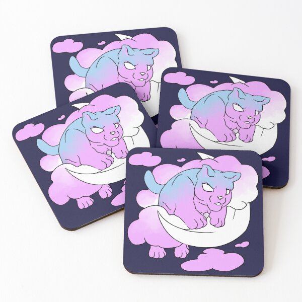 Item preview, Moon Cat - Bigender Discreet Pride designed and sold by AstralRavens.
