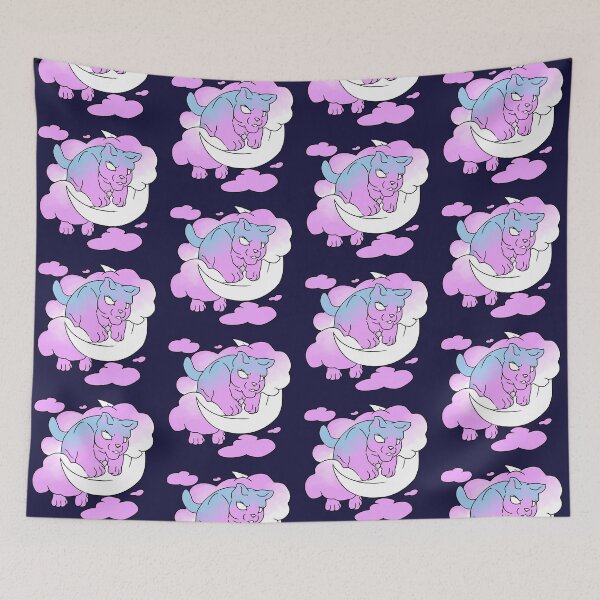 Item preview, Moon Cat - Bigender Discreet Pride designed and sold by AstralRavens.