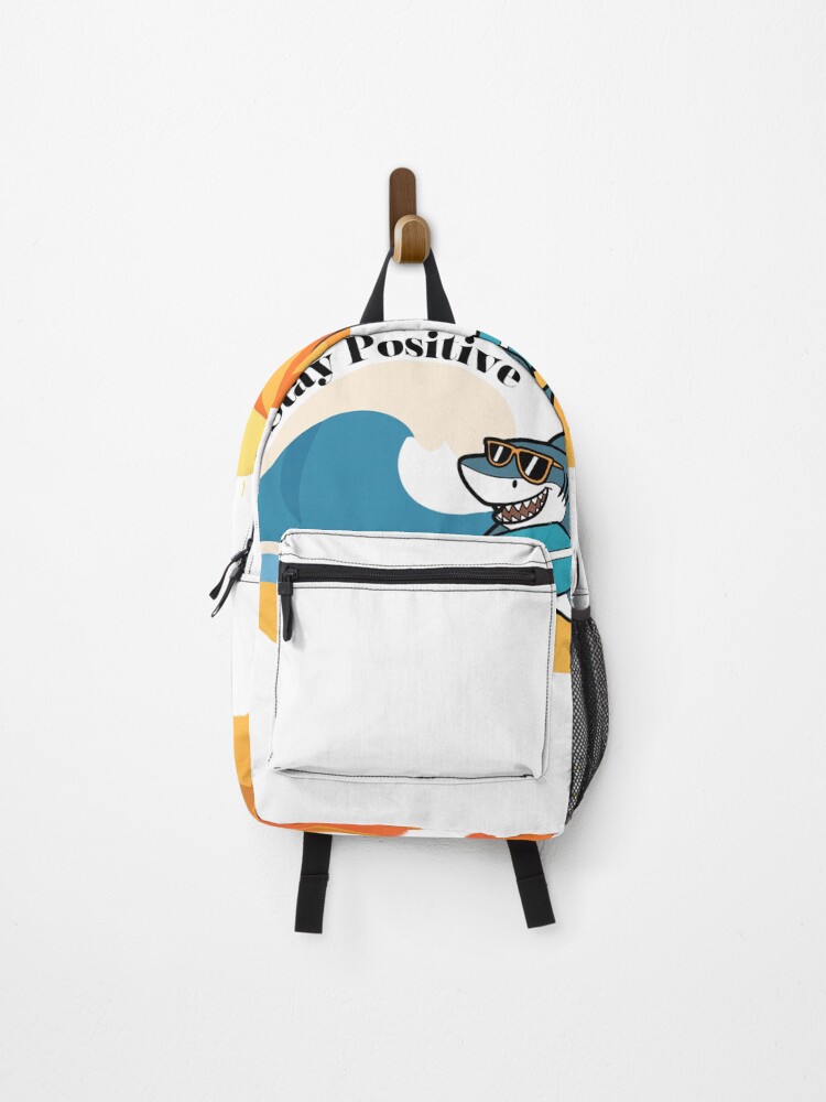 Thumbnail 1 of 3, Backpack, Stay Positive designed and sold by Rafi-Gallery.