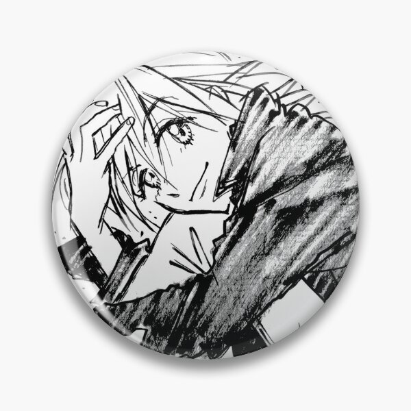 Item preview, Haruko Haruhara Monochrome Illustration designed and sold by Fire TheMann.