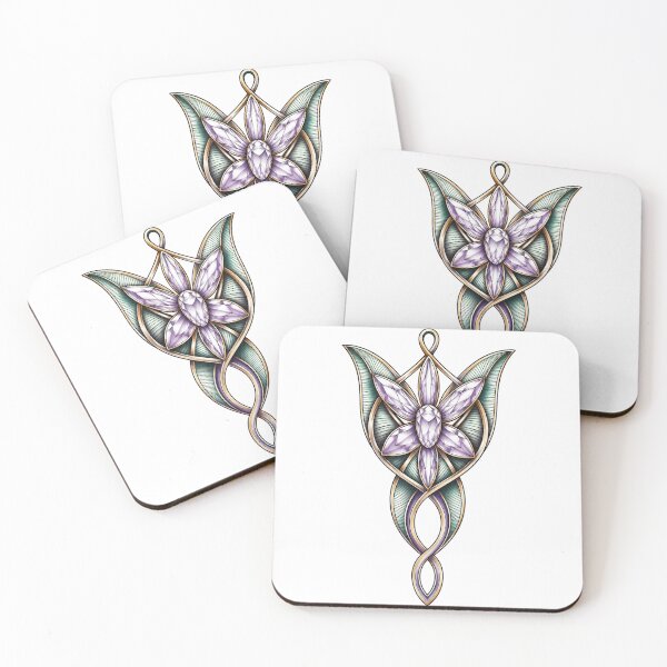 Item preview, Evenstar, Starlight, Necklace, Minimal Drawing, LOTR Movie, Arwen. designed and sold by tahanyyassin0.