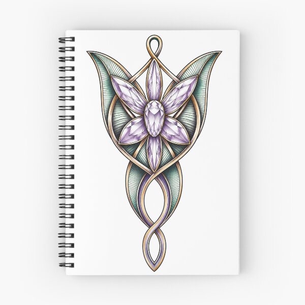 Item preview, Evenstar, Starlight, Necklace, Minimal Drawing, LOTR Movie, Arwen. designed and sold by tahanyyassin0.
