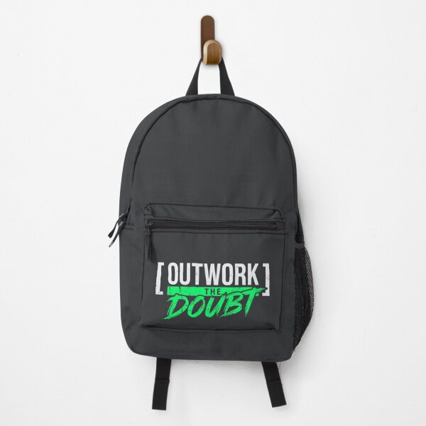 Item preview, Outwork The Doubt (Toxic Green) - Bold Entrepreneur Mindset & No Excuses Design designed and sold by RetroNeon.