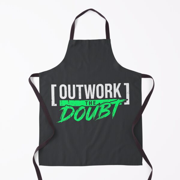 Item preview, Outwork The Doubt (Toxic Green) - Bold Entrepreneur Mindset & No Excuses Design designed and sold by RetroNeon.