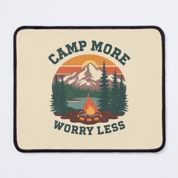 Item preview, Camp More Worry Less Vintage Camping designed and sold by Pransis_Diginer_26.