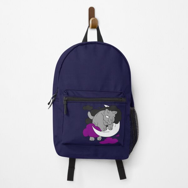 Item preview, Moon Cat - Asexual Discreet Pride designed and sold by AstralRavens.