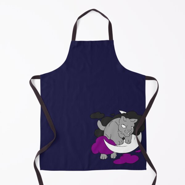 Item preview, Moon Cat - Asexual Discreet Pride designed and sold by AstralRavens.