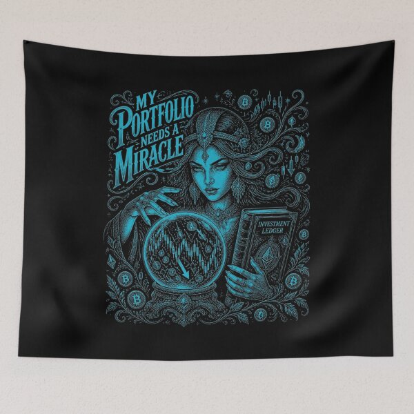 Item preview, My Portfolio Needs A Miracle designed and sold by macadolie.