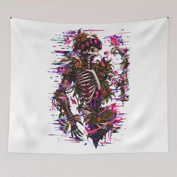 Item preview, Cybernetic Afterlife: Nature Reclaims the Machine designed and sold by YonizaStudio.