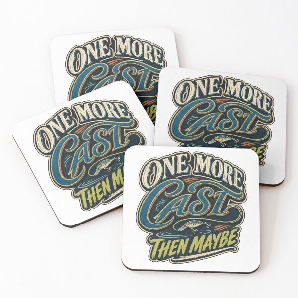 Item preview, One More Cast Funny Fishing Quote designed and sold by FZ Studio .
