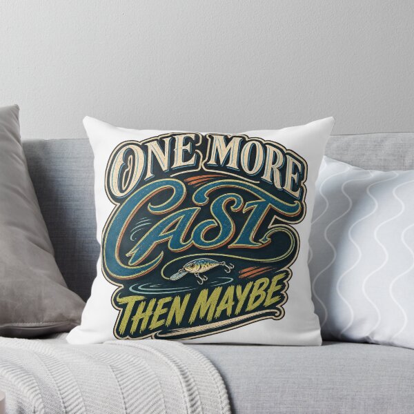 Item preview, One More Cast Funny Fishing Quote designed and sold by FZ Designs.