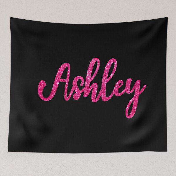 Item preview, Ashley Hot Pink Sparkly Personalised Name Design designed and sold by CamilasPrints.