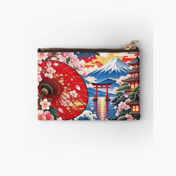 Item preview, Red Wagasa & Mount Fuji Japan designed and sold by WA COLLECTION.