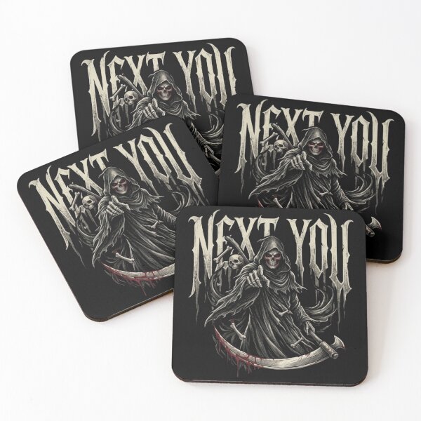 Item preview, Next You Grim Reaper – Dark Horror Gothic Shirt Design designed and sold by YesterdayTodayTomorrow.