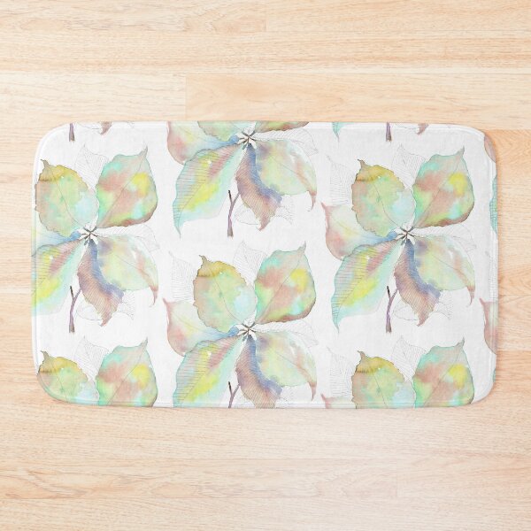Item preview, Mint Blush Botanical Leaves: Pastel Watercolour Line Art designed and sold by ArithraStudio.