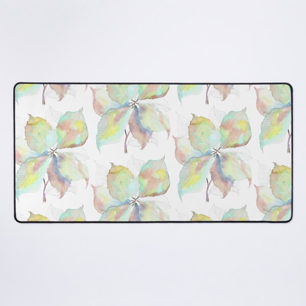 Item preview, Mint Blush Botanical Leaves: Pastel Watercolour Line Art designed and sold by ArithraStudio.