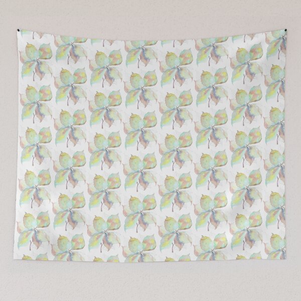 Item preview, Mint Blush Botanical Leaves: Pastel Watercolour Line Art designed and sold by ArithraStudio.