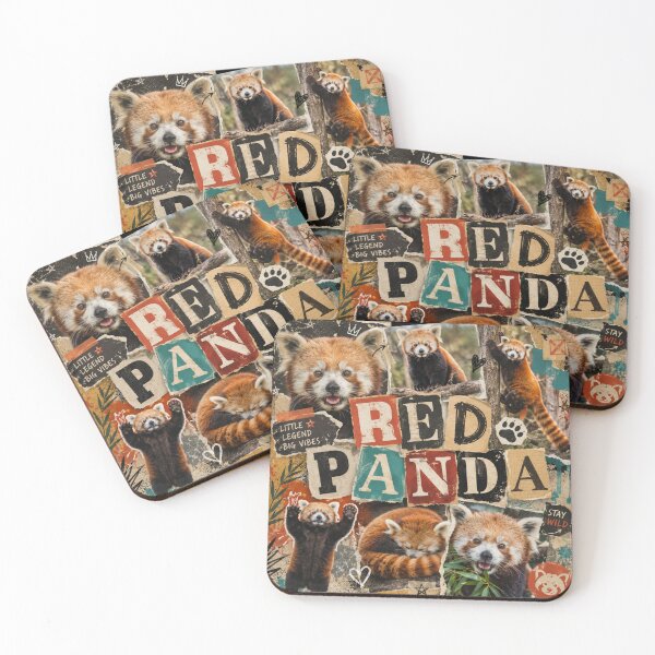 Item preview, Wild Red Panda Scrapbook Collage designed and sold by creativebymateo.