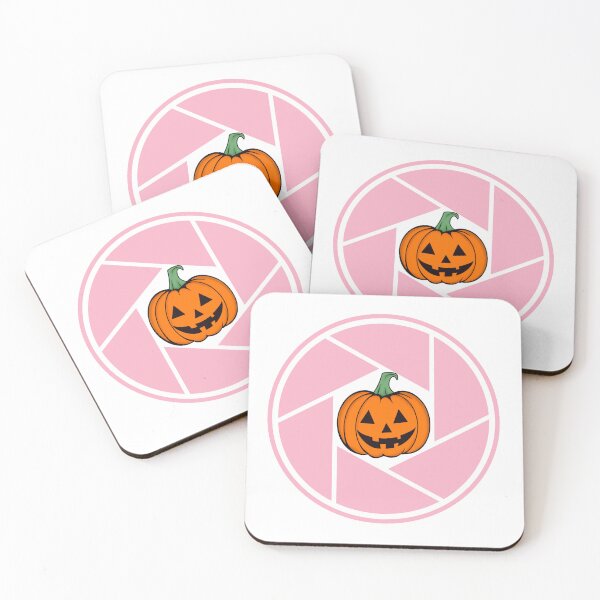 Item preview, Pink Orange Camera Pumpkin Halloween Design designed and sold by BigDigital.