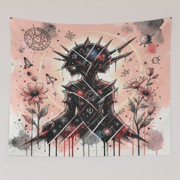 Item preview, Surreal Chaotic Fantasy Scene with cosmic symbol flow designed and sold by FotoworldEdel.