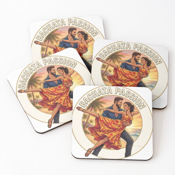 Item preview, Bachata Passion Retro Emblem – Acrobatic Latino Dance Couple Lift, Round Beach Sunset Graphic Novel Apparel Sticker designed and sold by SmartPuns.