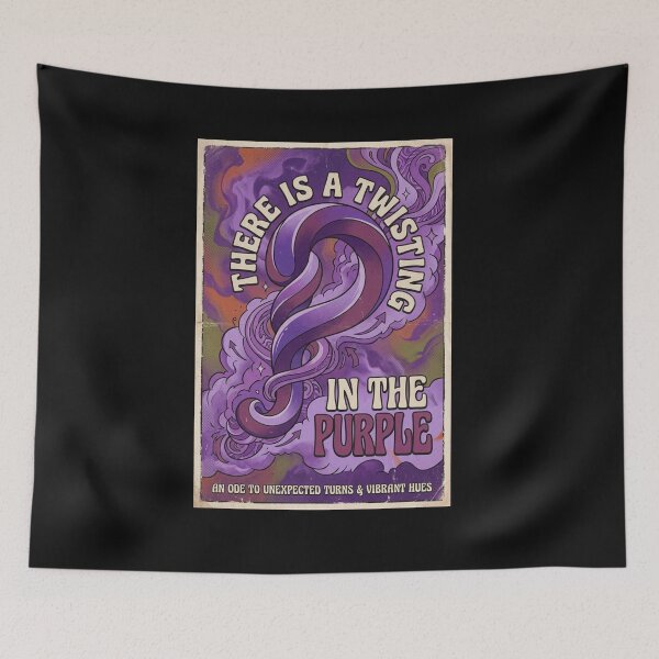 Item preview, Twisting in Purple designed and sold by prashant art factory ✅️.