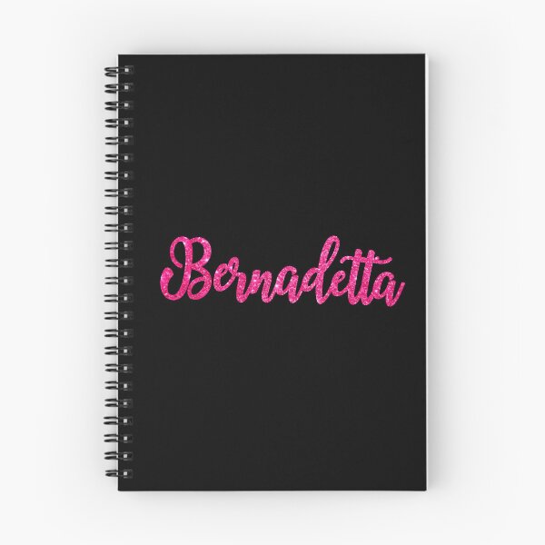 Item preview, Bernadetta Hot Pink Sparkly Personalised Name Design designed and sold by CamilasPrints.
