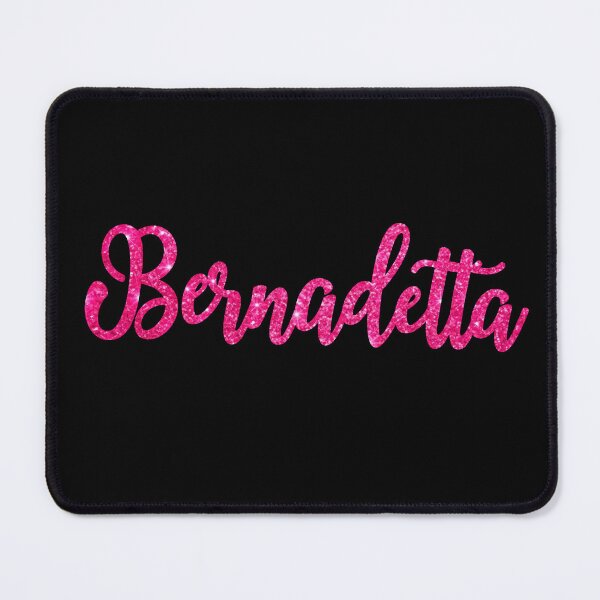 Item preview, Bernadetta Hot Pink Sparkly Personalised Name Design designed and sold by CamilasPrints.