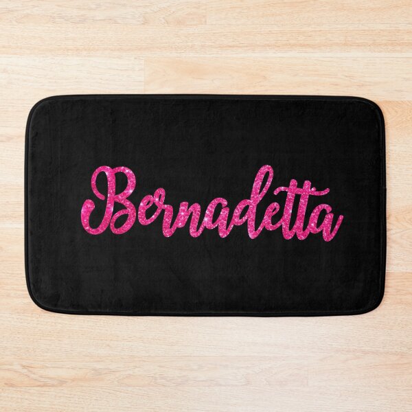 Item preview, Bernadetta Hot Pink Sparkly Personalised Name Design designed and sold by CamilasPrints.