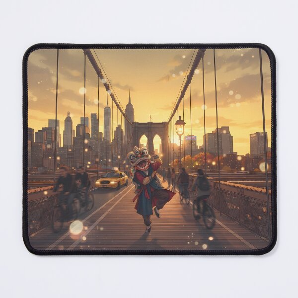 Item preview, Urban Lion in NY: Korean Mask Dance on Brooklyn Bridge designed and sold by SOOstudio73.