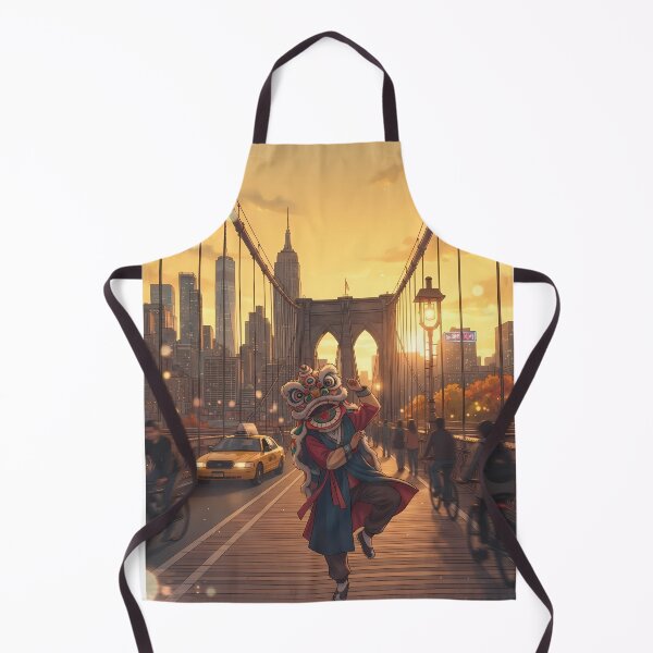 Item preview, Urban Lion in NY: Korean Mask Dance on Brooklyn Bridge designed and sold by SOOstudio73.