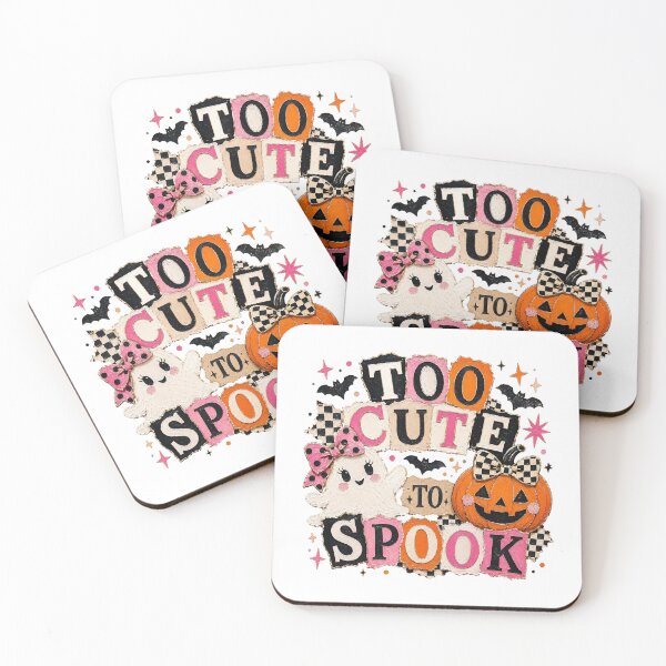 Item preview, Too Cute to Spook Patchwork Halloween Ghosts designed and sold by CleanDecor.