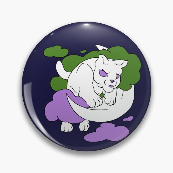 Item preview, Moon Cat - Genderqueer Discreet Pride designed and sold by AstralRavens.