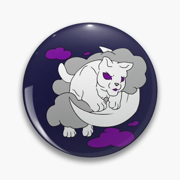 Item preview, Moon Cat - Greysexual Discreet Pride designed and sold by AstralRavens.