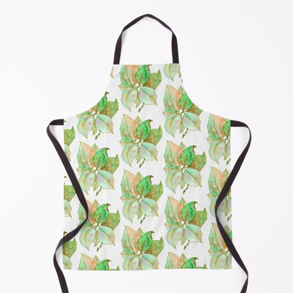 Item preview, Mint Green Botanical Leaves: Watercolour Line Art designed and sold by ArithraStudio.