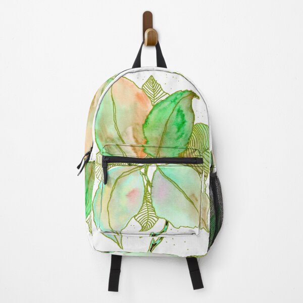 Item preview, Mint Green Botanical Leaves: Watercolour Line Art designed and sold by ArithraStudio.