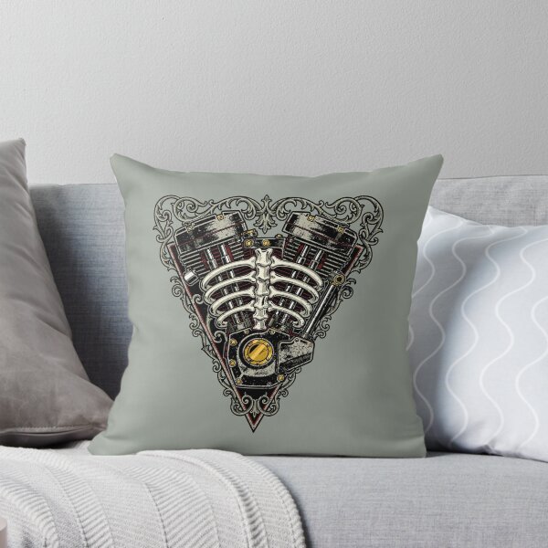 Artikelvorschau, Gothic Mechanical Ribcage Engine Emblem entworfen und verkauft von Romgora.
